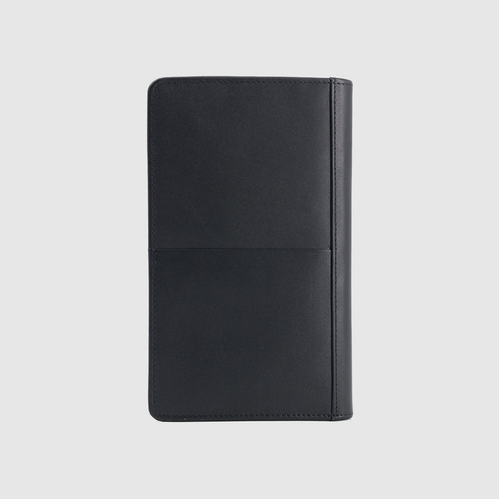 Lafanzo Unisex Leather Montclair Travel Wallet Black - Accessories Collection