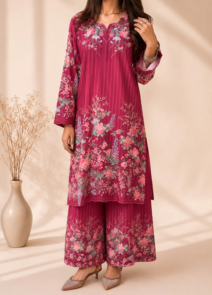 Saba Sumaiya Women RTW Printed Crepe Lawn 2 Piece Suit SS-78654 Velvet Bloom - Casual Collection