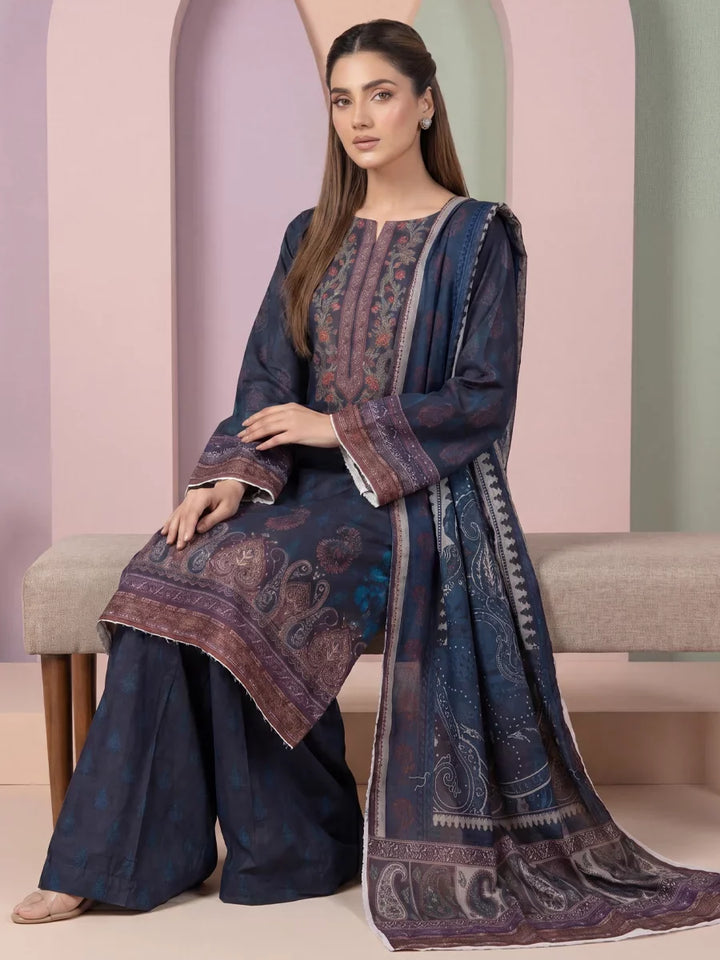 Salitex Women Unstitched Printed Lawn 3 Piece Suit SSW8U3P439 Casual Collection