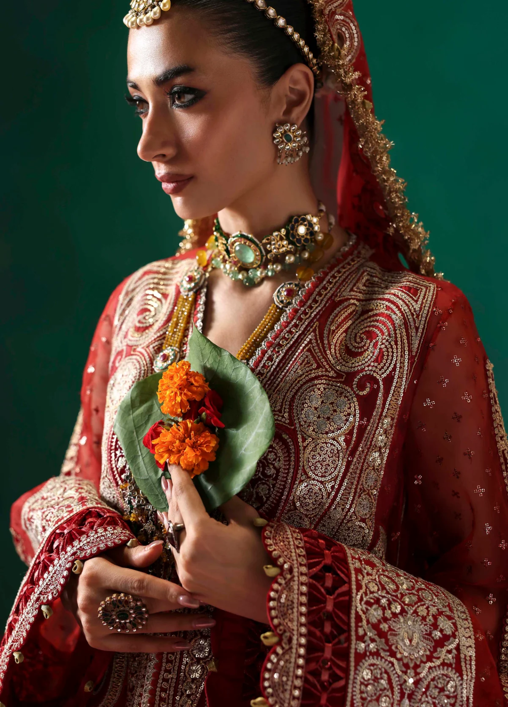 Sable Vogue Unstitched Embroidered Organza 3 Piece Suit SV26UL FC-02-25 - Summer Collection