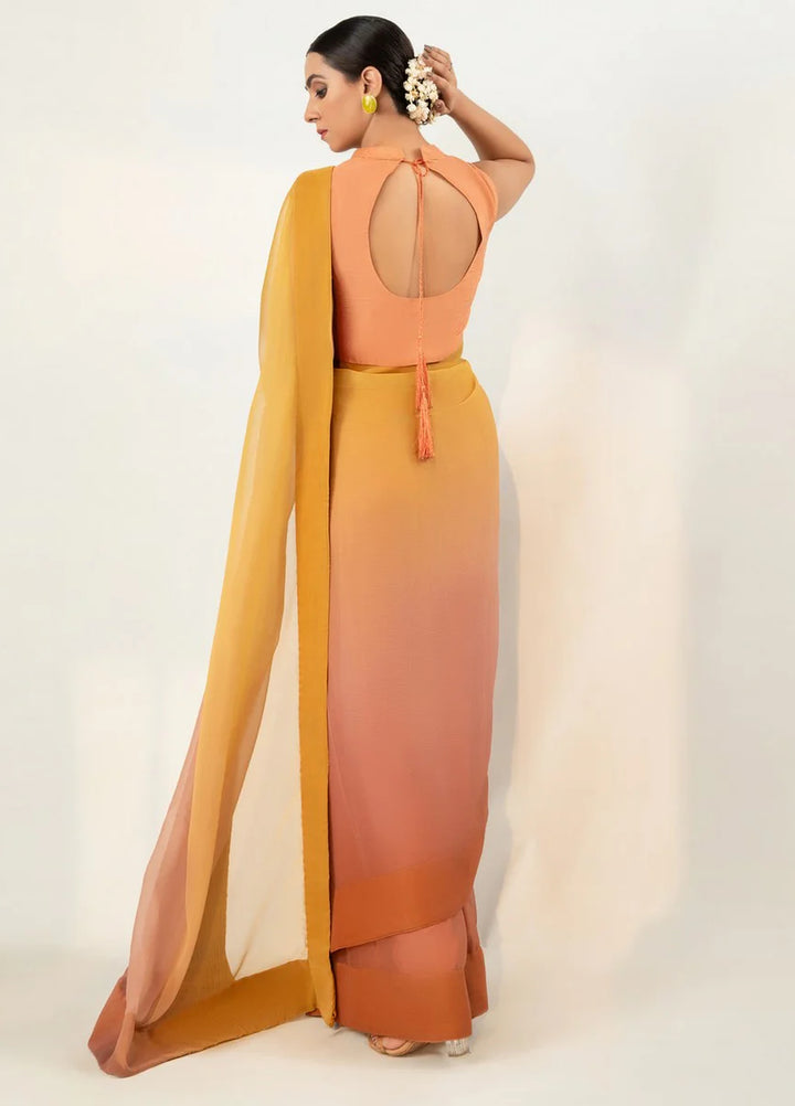 Imran Aftab RTW Printed Chiffon 3 Piece Suit IASC 11 - Festive Collection