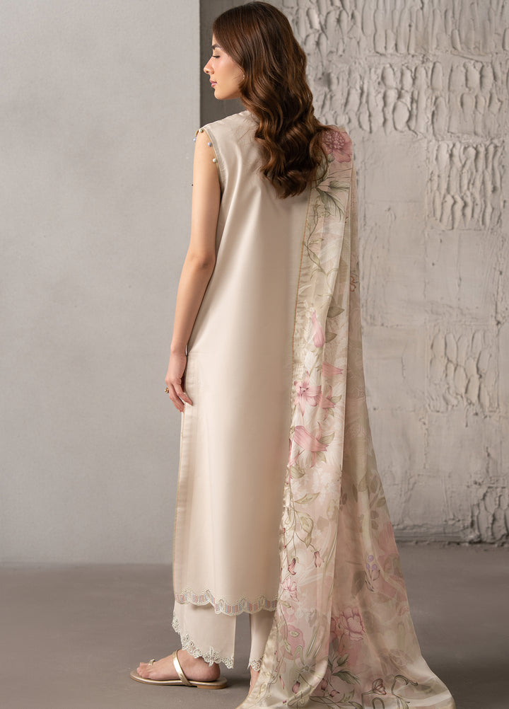 Selure by Seran Women Unstitched Embroidered Lawn 3 Piece Suit SN26ULS Eloise D-10 - Casual Collection