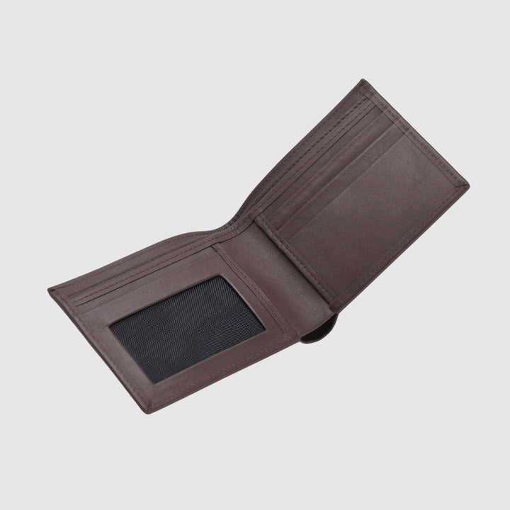 Lafanzo Unisex Classic Leather Wallet With Card Holder Brown - Accessories Collection