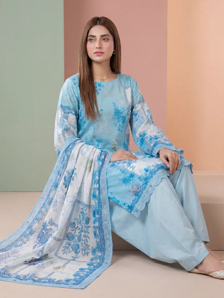 Salitex Women Unstitched Printed Lawn 3 Piece Suit SSW8U3P449 Casual Collection