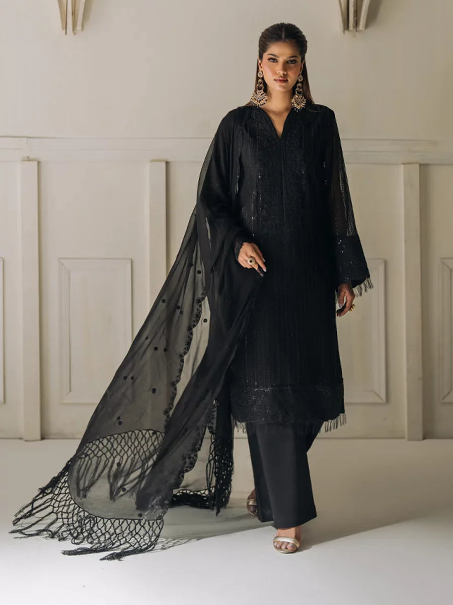 Salitex Unstitched Embroidered Chiffon 3 Piece Suit SUNS8CH501 Festive Collection