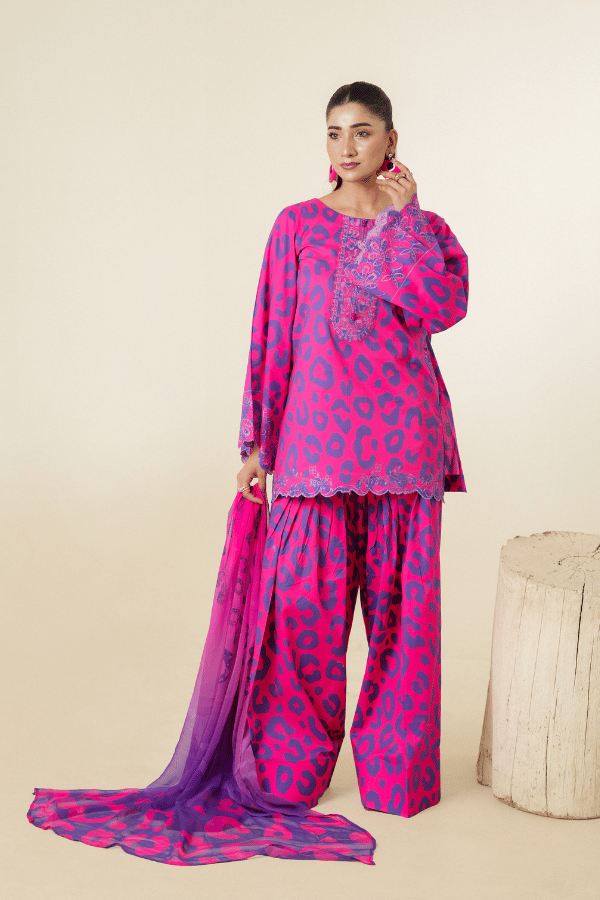 Zara e Jahan by Huma Gul RTW Printed Lawn 3 Piece Suit HG-901 Eid Collection