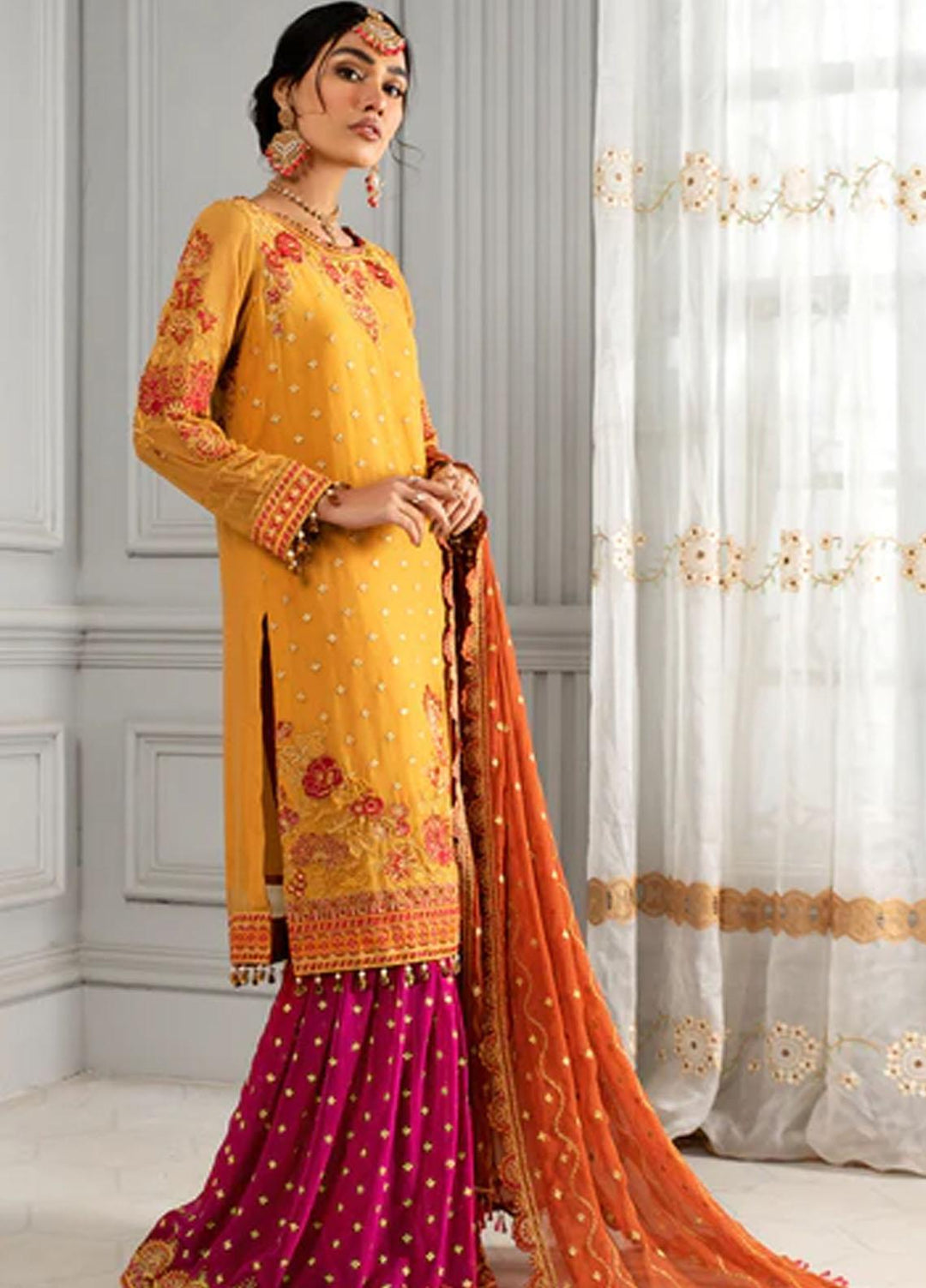 Misaal By Zarif Embroidered  Suits Unstitched 3 Piece Z-06 NOVA - Luxury Collection