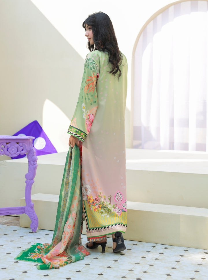 Printnation by Anayra Amal RTW Printed Poly Raw Silk 3 Piece Still Motion - Casual Collection
