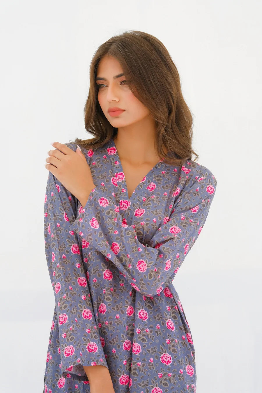 Dhaga Women Pret Printed 2 Piece Lawn Matching Separate FW24DSP0030 - Summer Collection