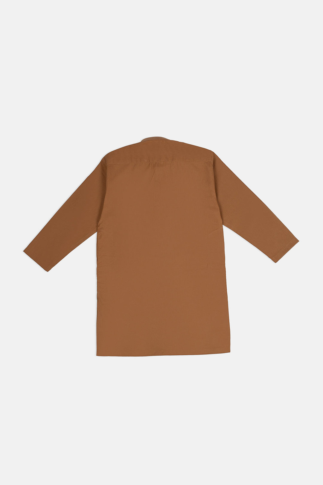 Muraqsh Ready To Wear Solids  Boys Camel Cotton Kurta Trouser MUR-CCKT - Summer Collection