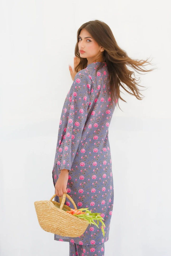 Dhaga Women Pret Printed 2 Piece Lawn Matching Separate FW24DSP0030 - Summer Collection