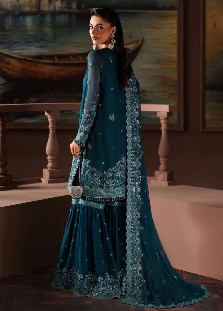 Zarif Embroidered Chiffon Suits Unstitched 3 Piece ZR25UF Prc-03 Kate- Formals Collection