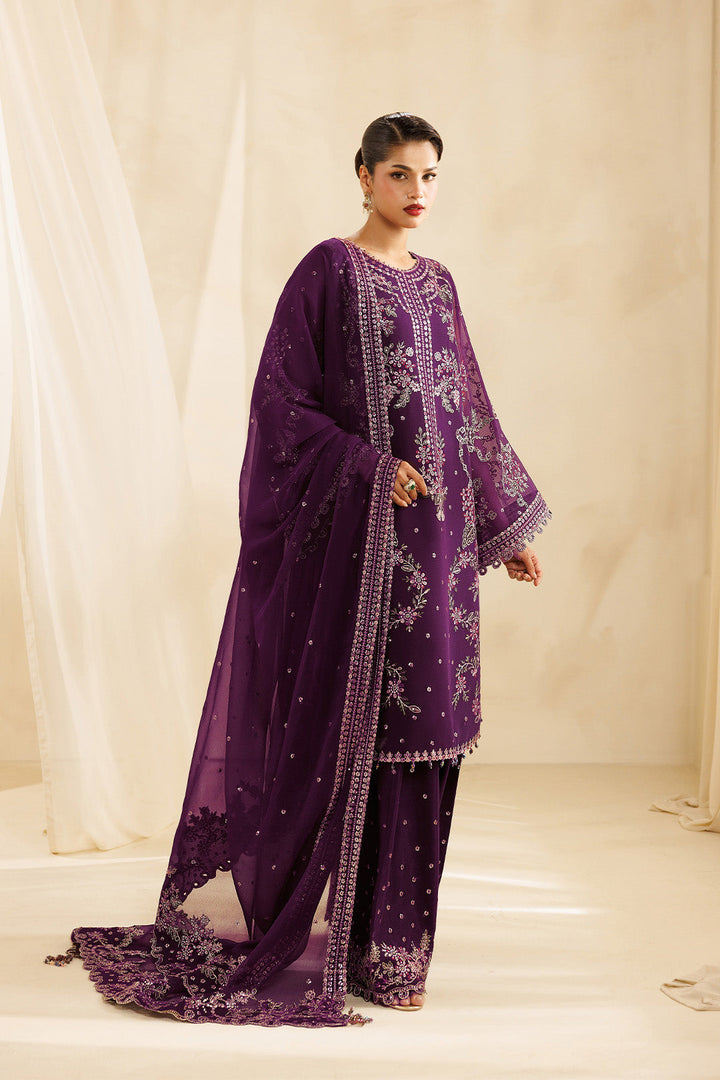 Sireine by Alizeh Fashion Unstitched Embroidered Chiffon 3 Piece Suit AF26UCS AF-CH-2299-CASCADE - Festive Collection