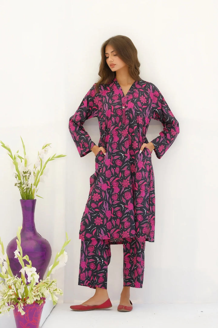 Dhaga Women Pret Printed 2 Piece Lawn Matching Separate FW24DSP0033 - Summer Collection