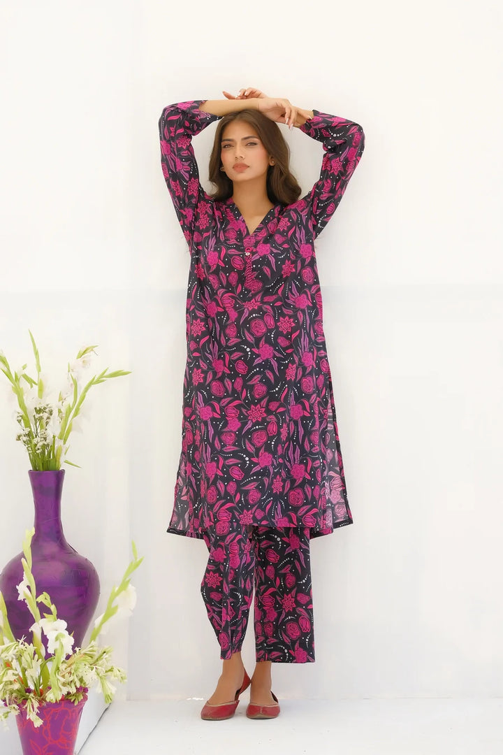 Dhaga Women Pret Printed 2 Piece Lawn Matching Separate FW24DSP0033 - Summer Collection