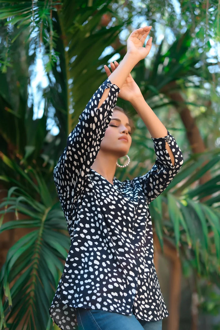 Dhaga Women Western Solids T- Shirt jersy Relax Fit DS10005 - Summer Collection