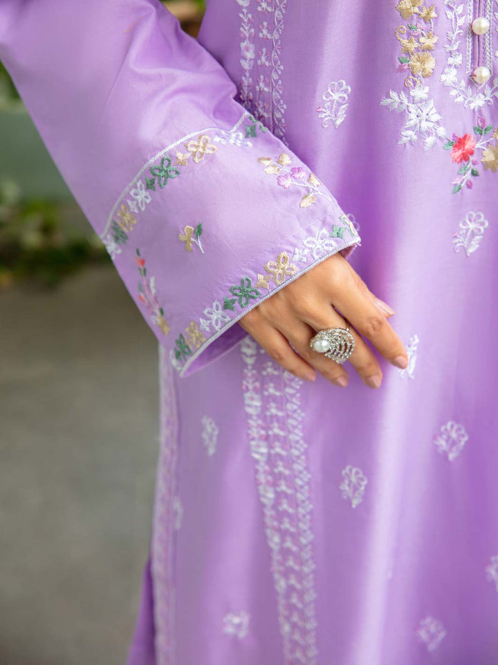 Rang e Bahar by Tng Women Pret Embroidered 2 Piece Lavender - Winter Collection