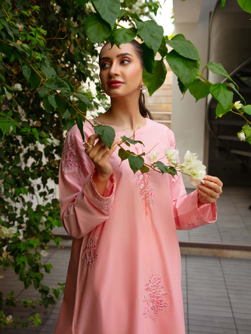 Rang e Bahar by Tng Women Pret Embroidered 2 Piece Blush - Winter Collection