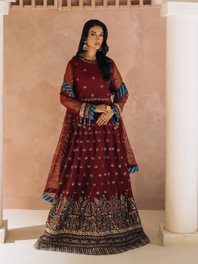 Salitex Unstitched Embroidered Chiffon 3 Piece Suit SUNS8CH523 Festive Collection