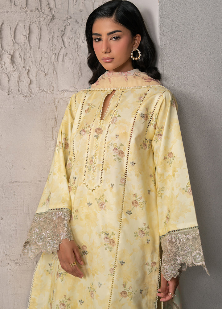 Selure by Seran Women Unstitched Embroidered Lawn 3 Piece Suit SN26ULS Cielle D-03 - Casual Collection