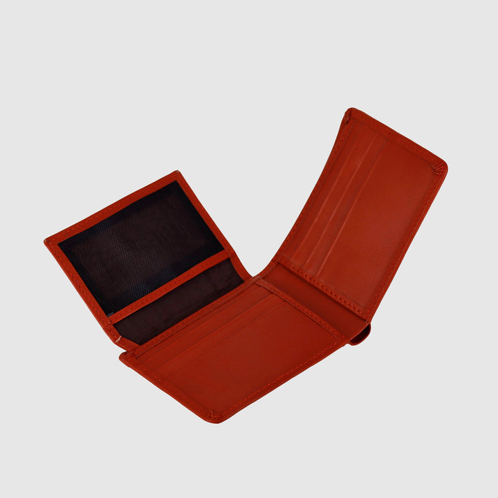 Lafanzo Unisex Leather LO Prime Fold Wallet Ruby Red - Accessories Collection