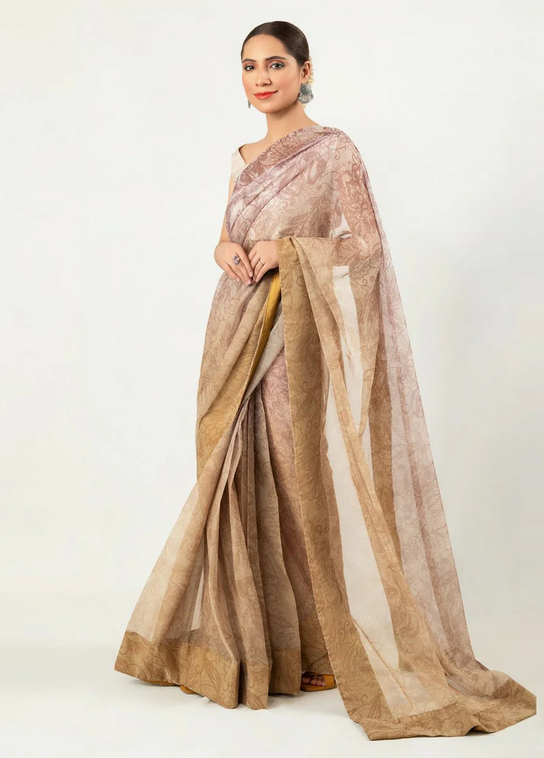 Imran Aftab RTW Printed Chiffon 3 Piece Suit IASC 15 - Festive Collection