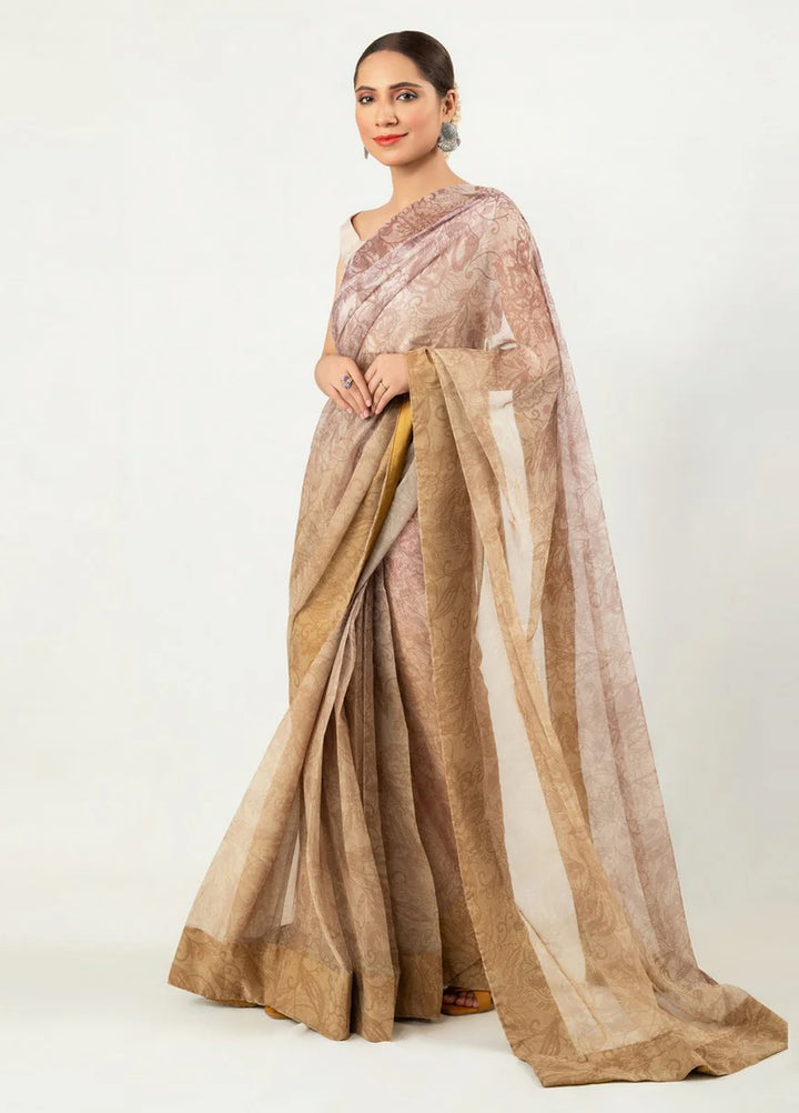 Imran Aftab RTW Printed Chiffon 3 Piece Suit IASC 15 - Festive Collection