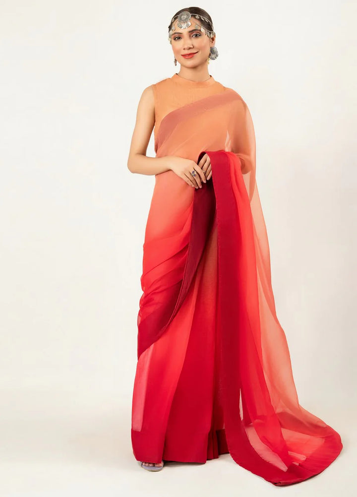 Imran Aftab RTW Printed Chiffon 3 Piece Suit IASC 14 - Festive Collection