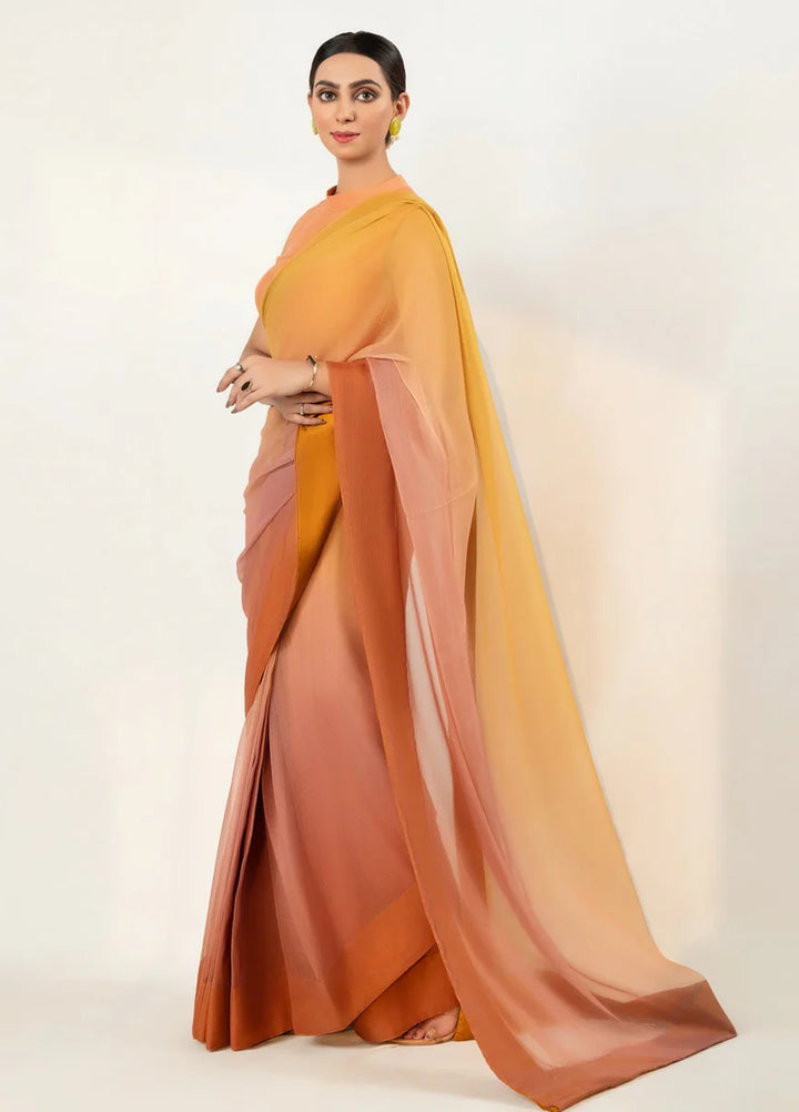 Imran Aftab RTW Printed Chiffon 3 Piece Suit IASC 11 - Festive Collection