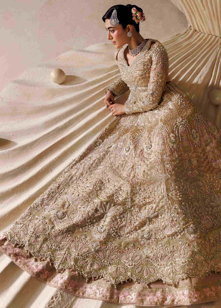 Sardinia Brides Unstitched Hand work Tissue 3 Piece Suit SR26UB Regalia 1803 - Wedding Collection