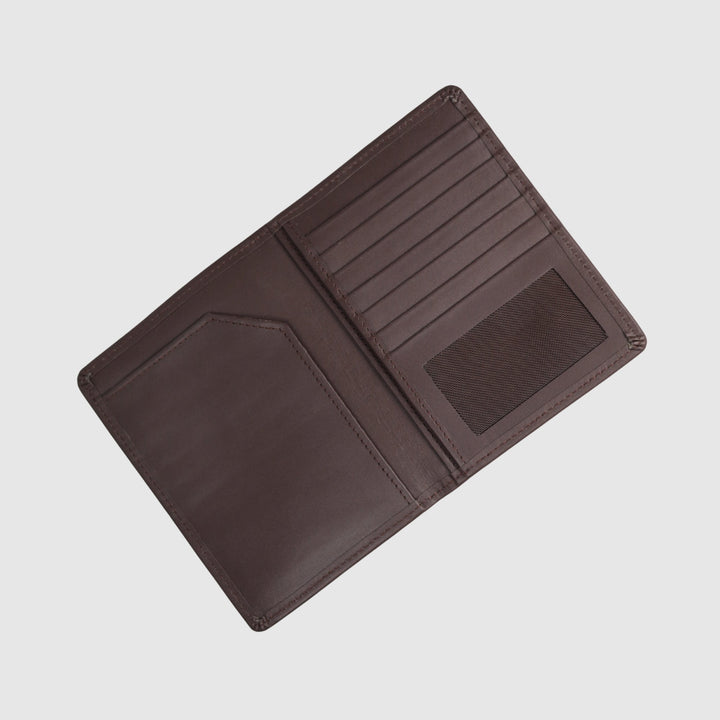 Lafanzo Unisex Leather Glenmore Passport Wallet Brown - Accessories Collection