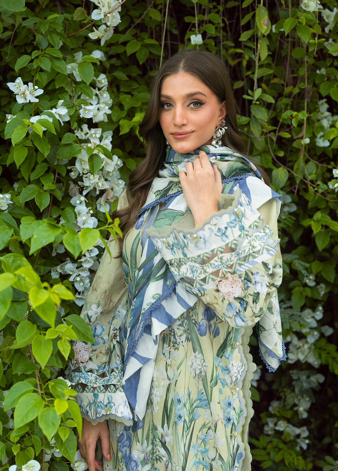 Bridgerton by Elaf Unstitched Printed Lawn 3 Piece Suit EL26ULB EPB-2A - Summer Collection