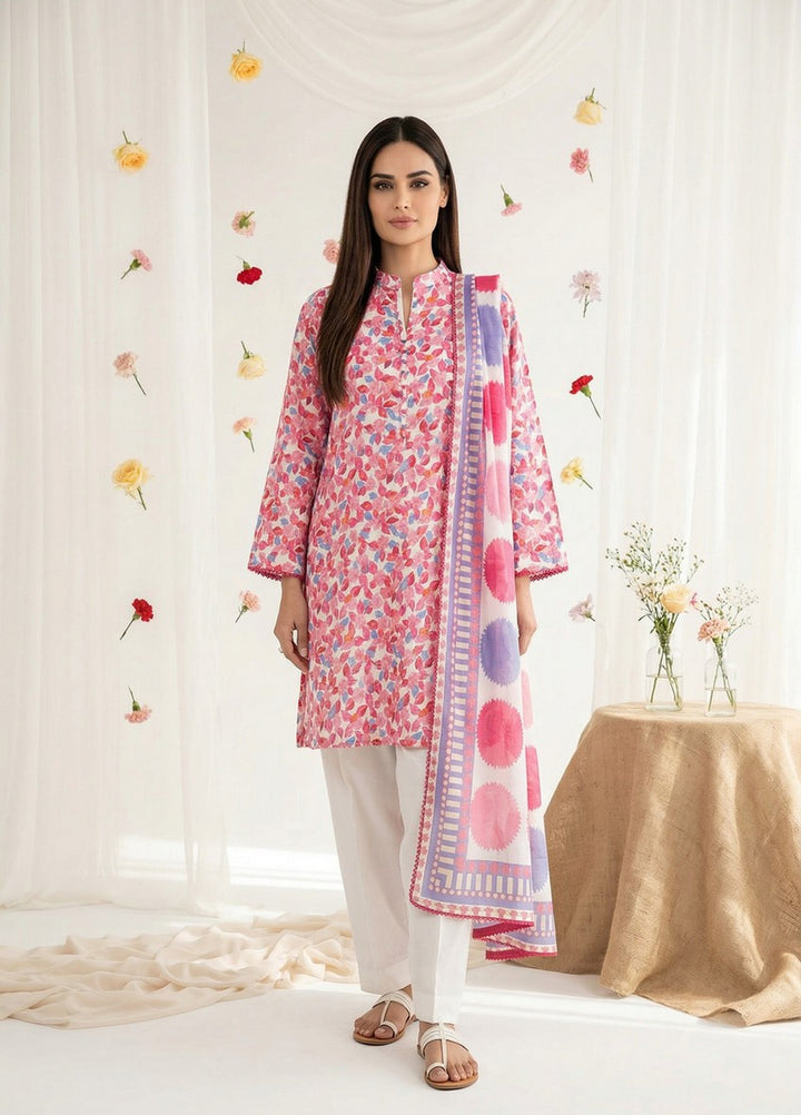 Salina by Regalia Textiles Unstitched Digital Printed Lawn 3 Piece Suit RG26ULSP D3 - Casual Collection