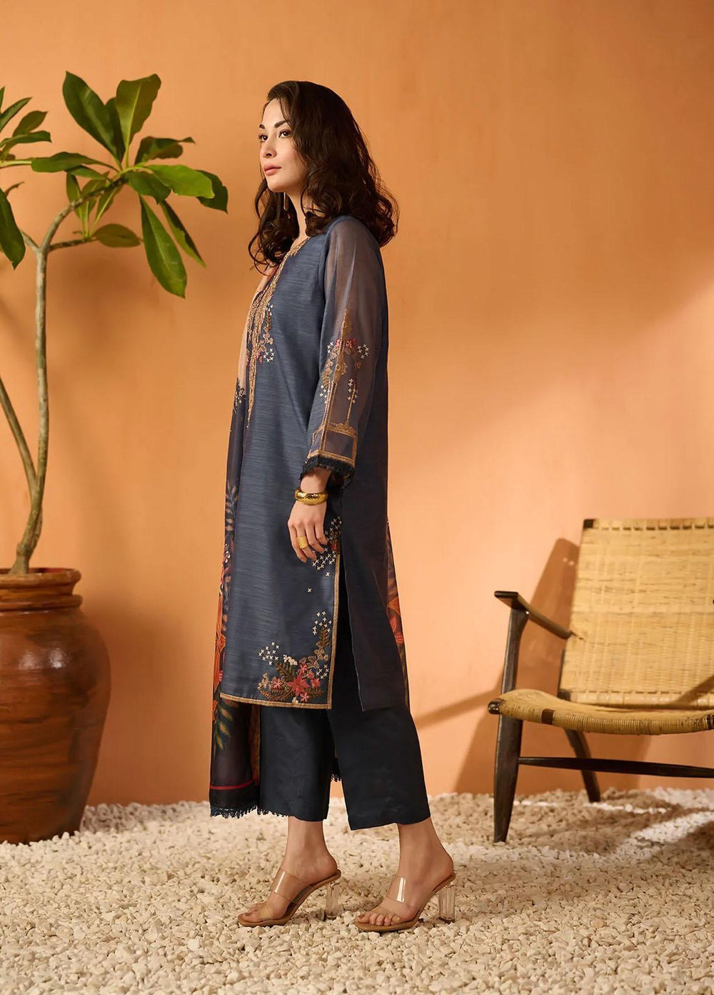 Dhanak Pret   2 Piece Suit DA-2063 NAVY BLUE