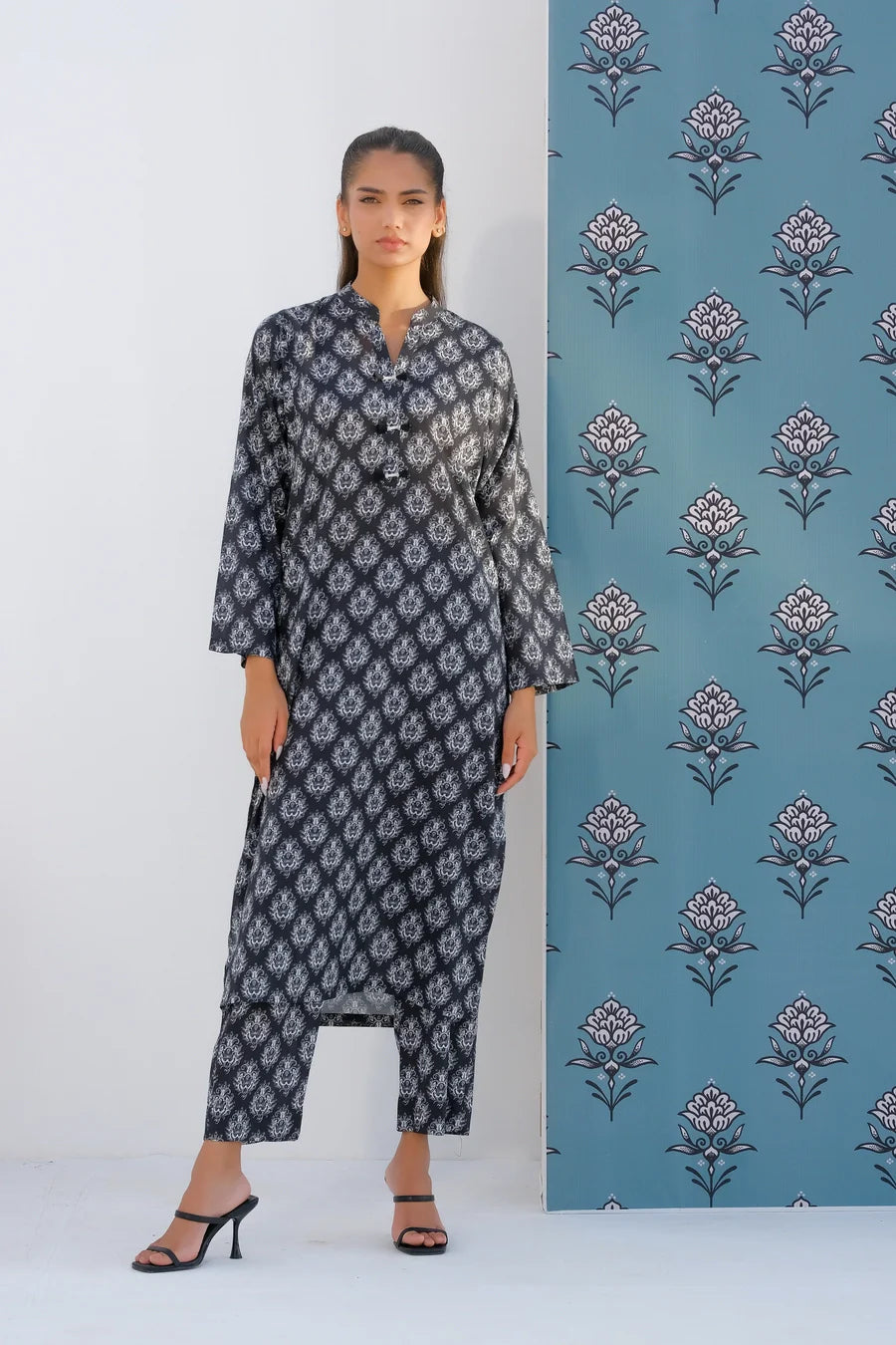 Dhaga Women Pret Printed 2 Piece Lawn Matching Separate FW24DSP006 - Summer Collection