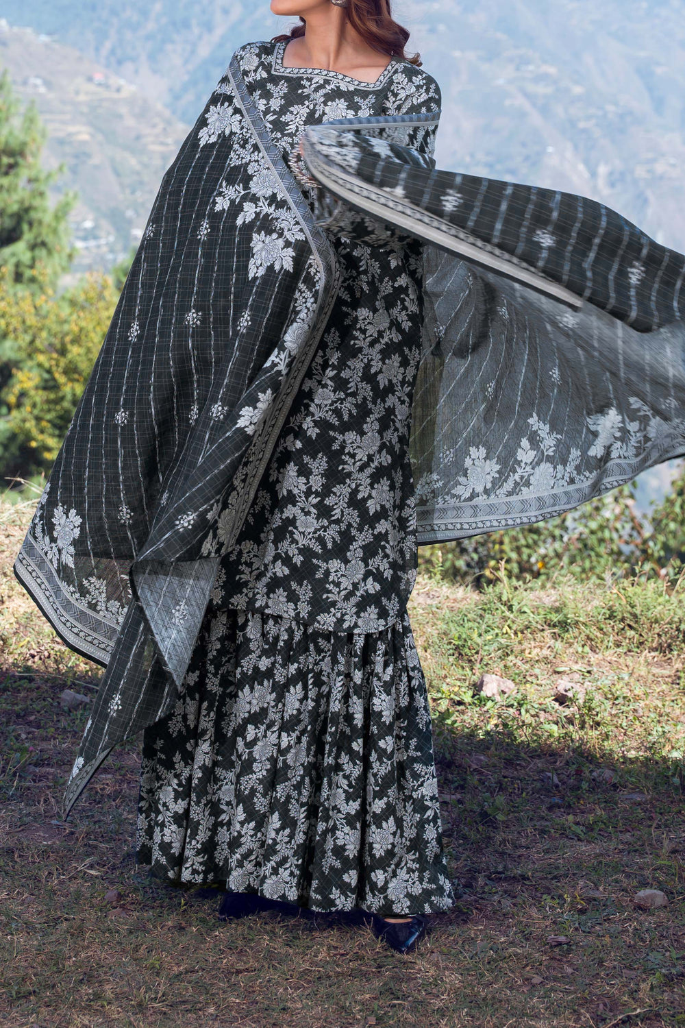 Narmin by Narkin's Unstitched Printed Khaddar 3 Piece Suit NN26UK NUWKDP-3141 - Casual Collection