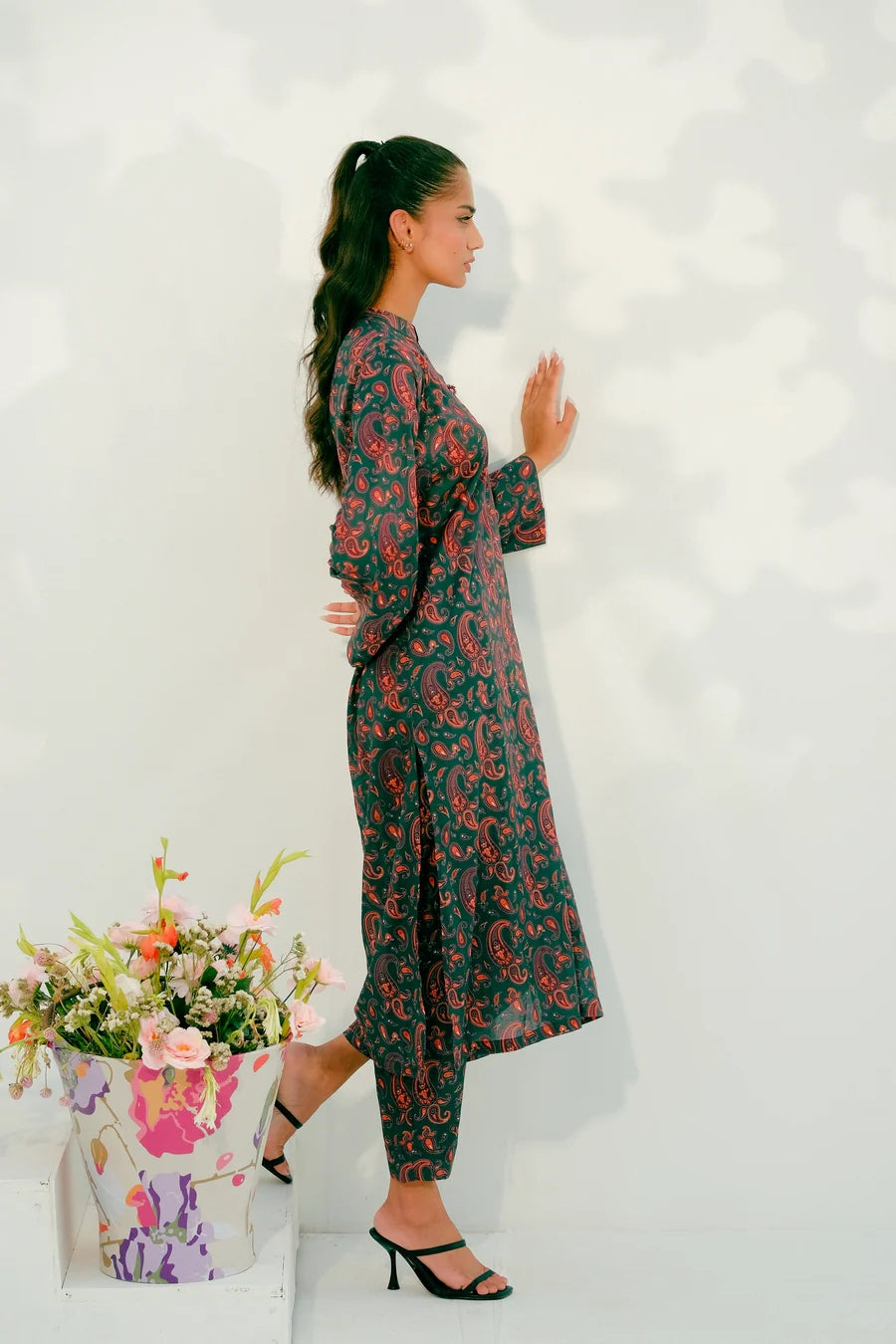 Dhaga Women Pret Printed 2 Piece Lawn Matching Separate FW24DSP001 - Summer Collection