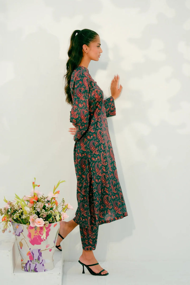 Dhaga Women Pret Printed 2 Piece Lawn Matching Separate FW24DSP001 - Summer Collection