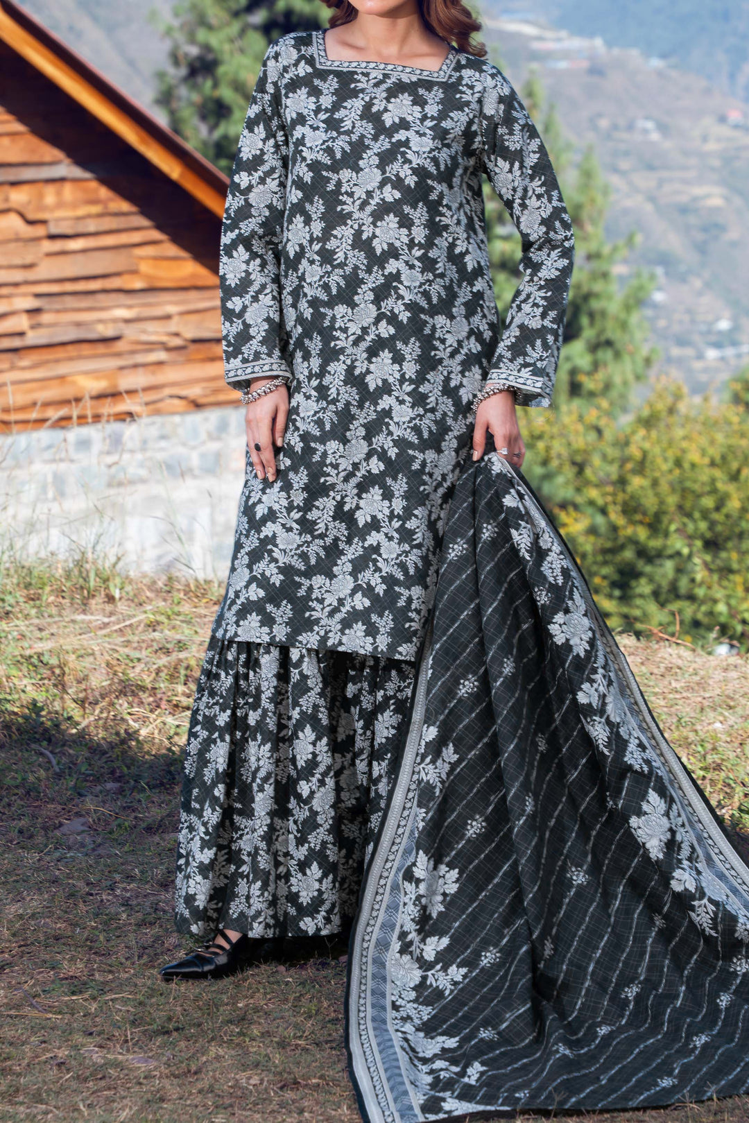 Narmin by Narkin's Unstitched Printed Khaddar 3 Piece Suit NN26UK NUWKDP-3141 - Casual Collection