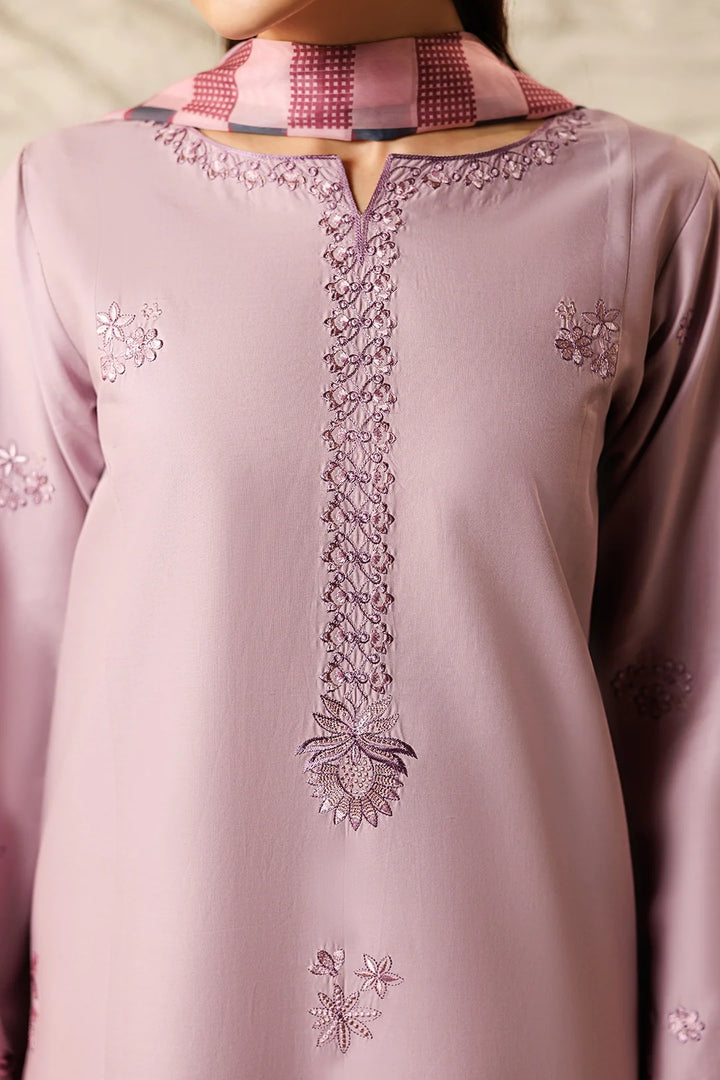 Mistfall Ramadan Edit by Panache Women RTW Embroidered Cotton 3 Piece Petalwind - Casual Collection