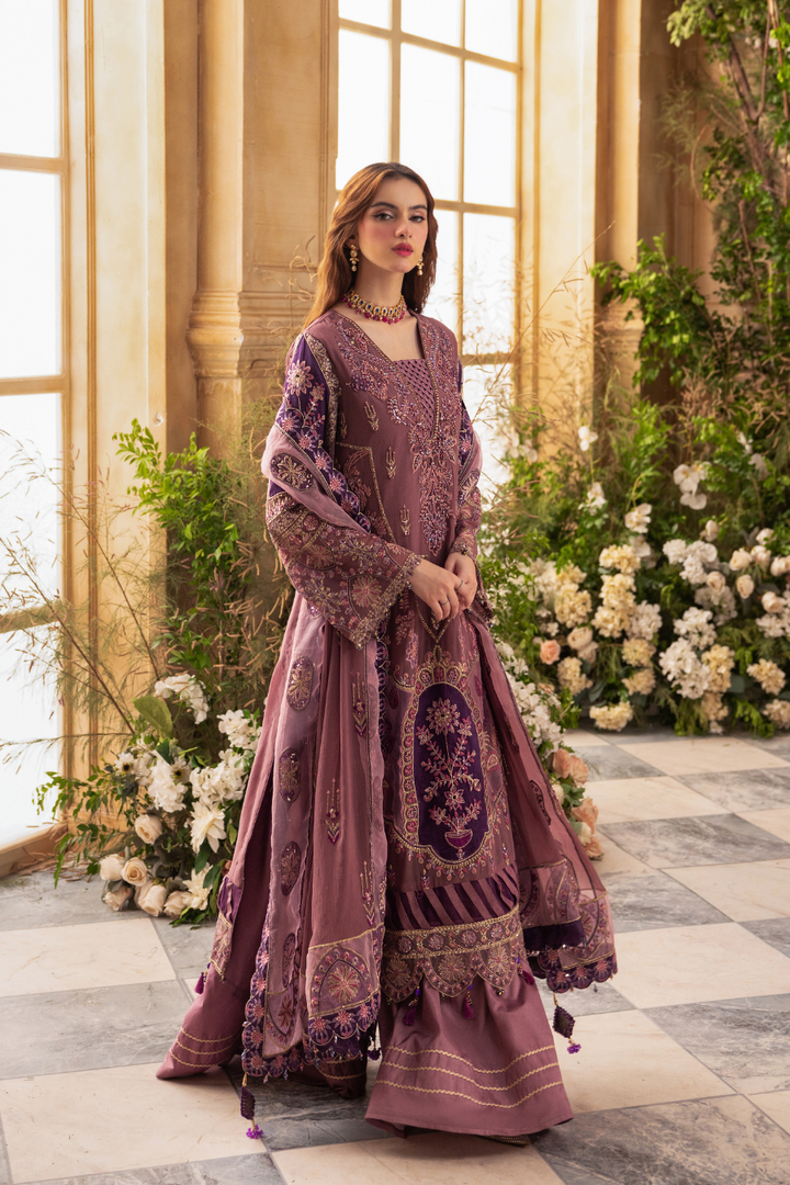 Zebtan Women Unstitched Embroidered Chiffon 3 Piece Suit ZC-08 Festive Collection