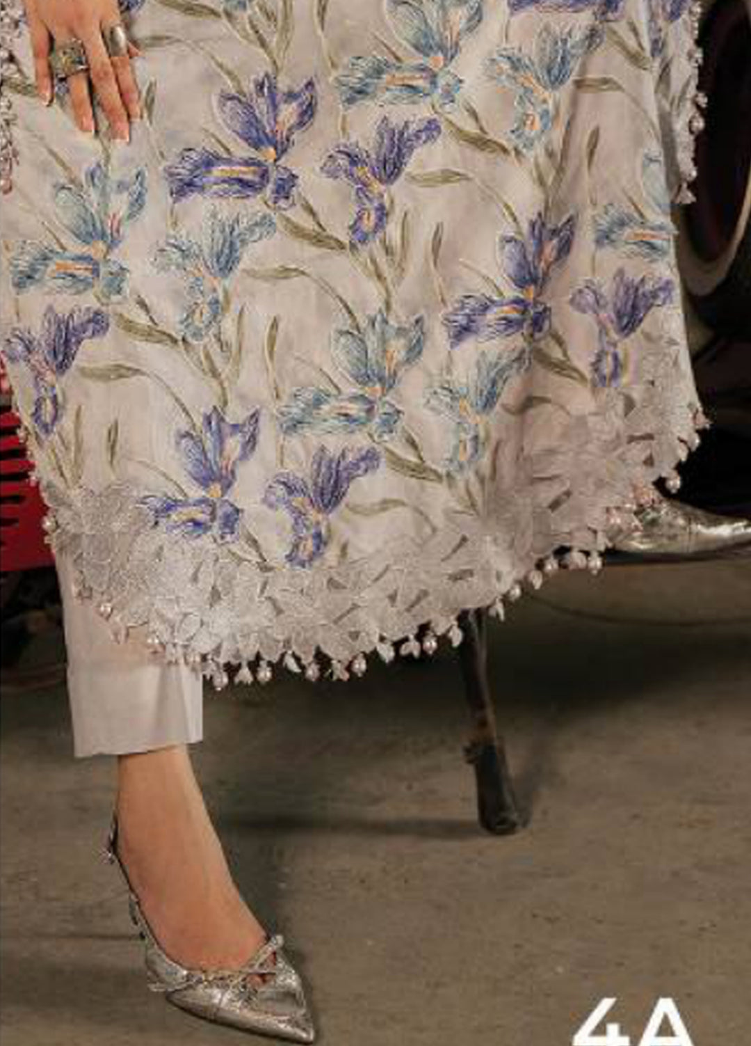 M Prints by Maria B Unstitched Embroidered Cambric 3 Piece Suit MB26UPC 4A - Casual Collection