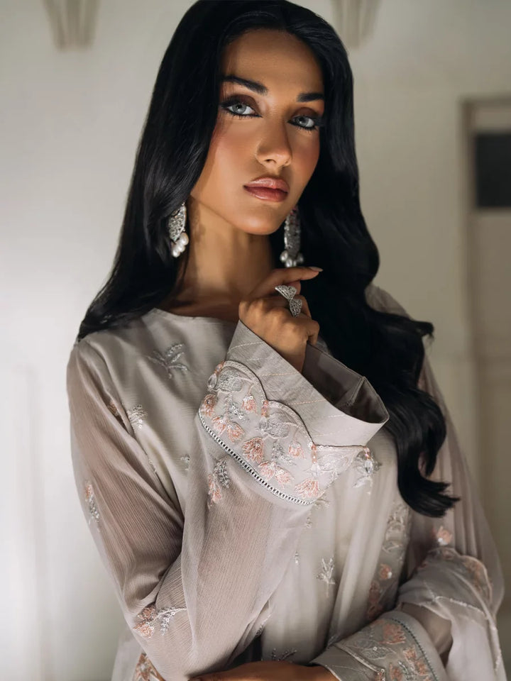 Salitex Unstitched Embroidered Chiffon 3 Piece Suit SUNS8CH519 Festive Collection