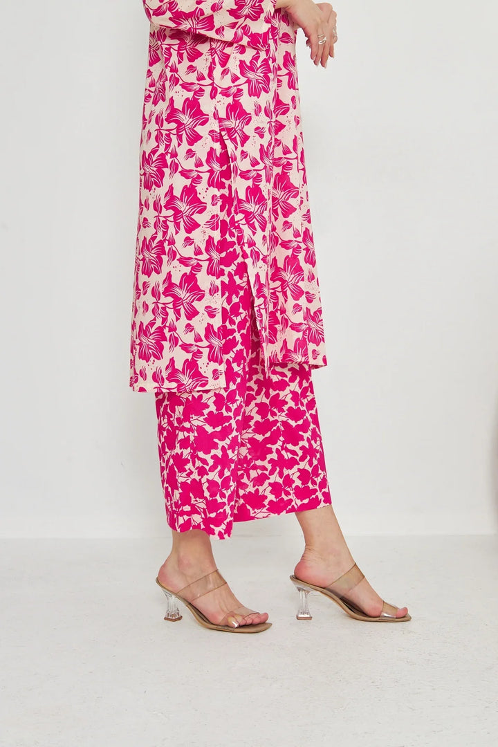 Dhaga Women Pret Printed 2 Piece Lawn Matching Separate FW24DSP0036 - Summer Collection