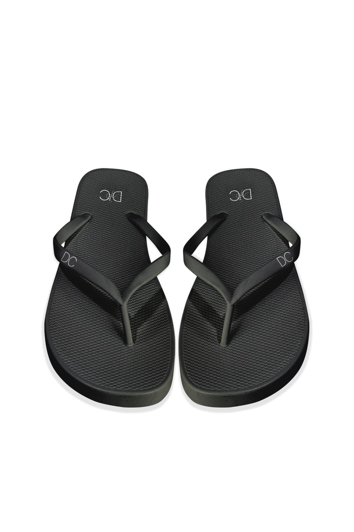Divinely Crafted Women Flip Flops Black WR-BLK - Summer Collection