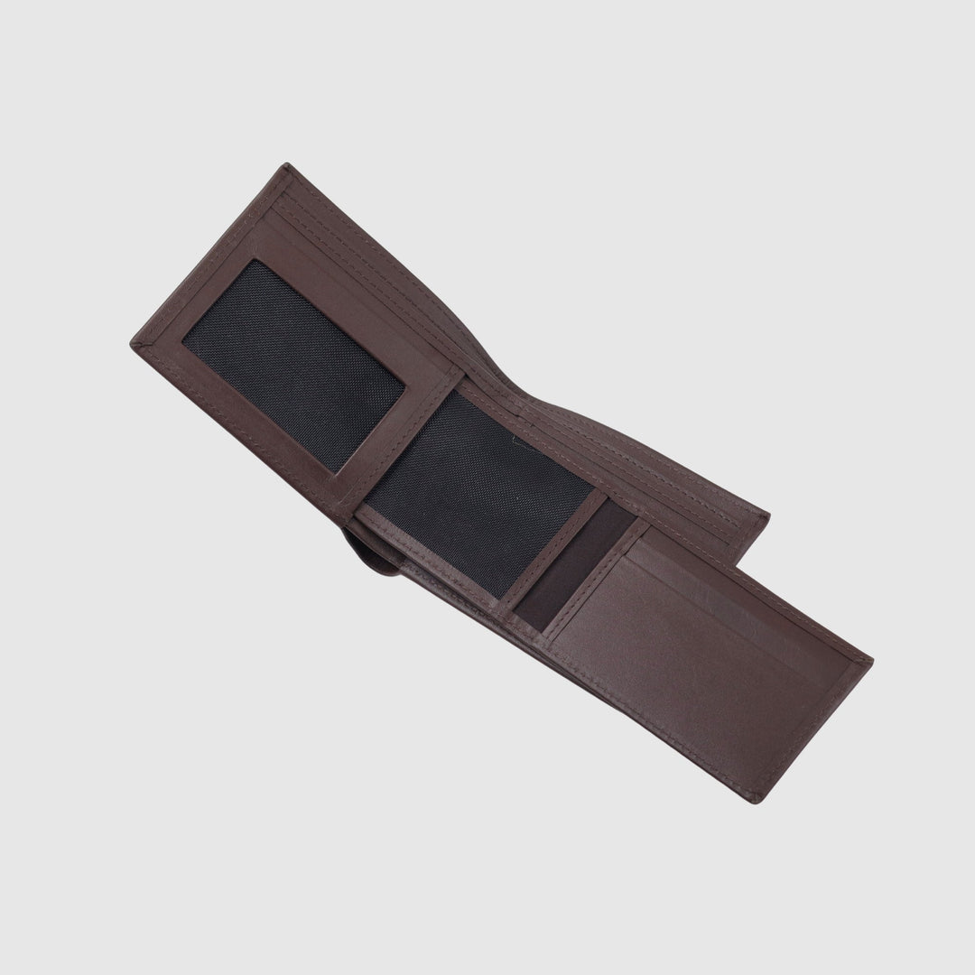 Lafanzo Unisex Classic Leather Wallet With Card Holder Brown - Accessories Collection