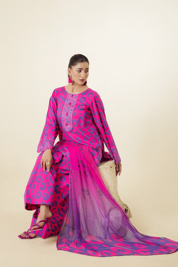 Zara e Jahan by Huma Gul RTW Printed Lawn 3 Piece Suit HG-901 Eid Collection