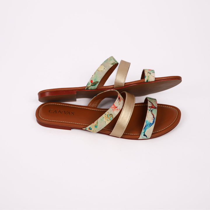 Canvas Gallery Footwear Casual 1 Piece BLOOM - GOLD