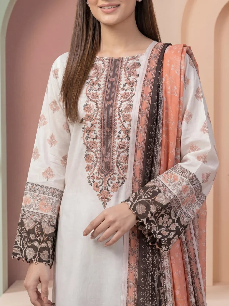 Salitex Women Unstitched Printed Lawn 3 Piece Suit SSW8U3P442 Casual Collection