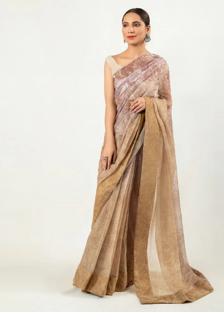 Imran Aftab RTW Printed Chiffon 3 Piece Suit IASC 15 - Festive Collection